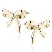 Cercei argint placat cu aur galben fundita DiAmanti Z2197EG-DIA Cercei argint placat cu aur galben fundita DiAmanti Z2197EG-DIA